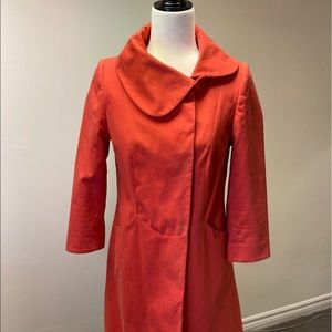 Retro Tangerine Top Shop Coat